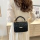 2024 new fashion versatile shoulder bag temperament design cross -body pure color pure color simple handbag