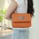 Bag female 2024 new fashion diamond square bag simple versatile messenger bag high -level niche chain bag