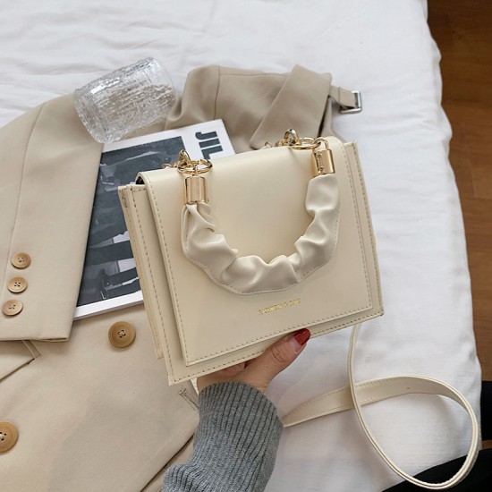 2024 new Korean version of the trendy handbag fashion meltering bag women's trend INS popular small square bag