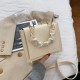 2024 new Korean version of the trendy handbag fashion meltering bag women's trend INS popular small square bag