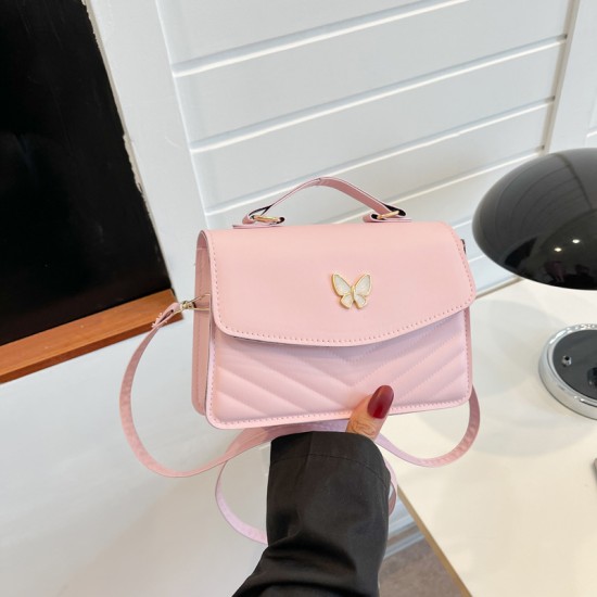 Advanced small bag 2024 new fashion summer popular solid color wild handbags