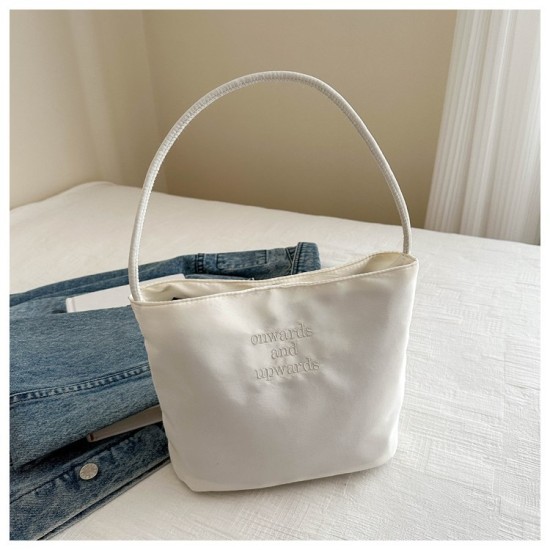 Simple capacity Summer Summer Gas 2024 Pure Color Spring Popular New Simple Cross -Shoulder Women's Bag