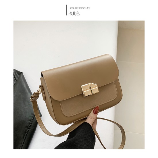 2024 new fashionable shoulder messenger bag Four Seasons Besters Women's Advanced texture saddle bag small bag female wholesale