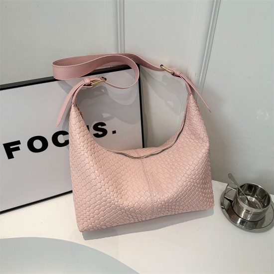 Retro fashion underarms Large -capacity bag female 2024 new summer commutation tote bag niche cross -shoulder bag