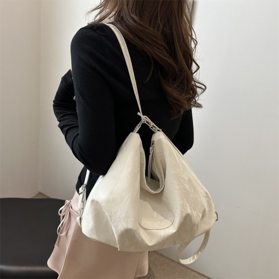 Korean large -capacity commute Tot bag female 2024 new foreign style backpack shoulder bag shoulder bag travel backpack foreign trade