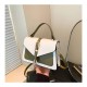 Small fresh color matching bag female 2024 new fashionable shoulder messenger bag sweet small square bag high -end handbag