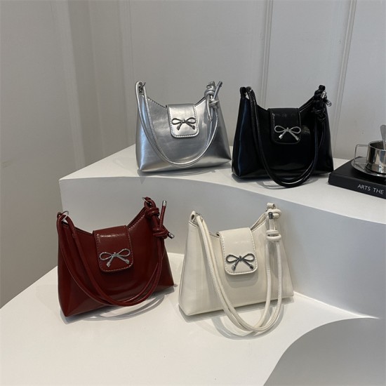 Korean trend Beautiful underarm bag female 2024 new fashion lazy bag niche casual shoulder bag