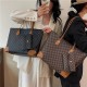 Retro Shoulder Tot Women 2024 new fashion handbag Simple large -capacity sub -mother bag niche women's bag