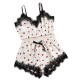 Source factory Cross -border foreign trade source wholesale female love summer set tube top sexy lace ice silk home service