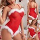 Christmas Instant Wells Underwear European and American Large -size Larger Sales Steady Paper Paper Paper Get Gathering Female Christmas Clothing