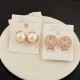 European and American fashion and exquisite rhinestone earrings Korean hot -selling earrings jewelry boutique shop earrings