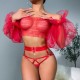 European and American cross -border sex lingerie suit sexy see -through mesh lace lace temptation uniforms fast sales of Amazon hot sales