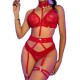 European and American cross -border large size sex lingerie 2023 new Amazon foreign trade seductive sexy uniform set nightclub style