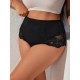 Amazon Europe and the United States cross -border foreign trade erotic sexual pants female lace perspective temptation flat -angle body shaping hip pants