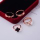 New Japanese and Korean minimalist and fashionable alloy diamond ring wholesale men and women hand decoration hot sale