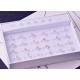 The Korean version of the trendy fashion micro -inlaid silver silver rings, a mixed batch of 24 a box