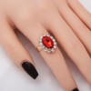 3-Piece Luxury Jewelry Set - Necklace, Earrings & Ring Diamond Bridal Set