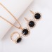 3-Piece Luxury Jewelry Set - Necklace, Earrings & Ring Diamond Bridal Set