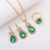 3-Piece Luxury Jewelry Set - Necklace, Earrings & Ring Diamond Bridal Set