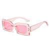 Women's retro rectangular sunglasses fashionable candy colored small frame sunglasses travel UV400 wholesale cheap sunglasses