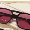 Retro Geometric UV400 Protection Resin Polygon Full Frame Women's Sunglasses
