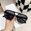Retro Geometric UV400 Protection Resin Polygon Full Frame Women's Sunglasses