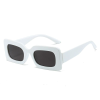 Women's retro rectangular sunglasses fashionable candy colored small frame sunglasses travel UV400 wholesale cheap sunglasses