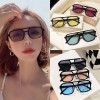 Retro Geometric UV400 Protection Resin Polygon Full Frame Women's Sunglasses