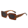 Women's retro rectangular sunglasses fashionable candy colored small frame sunglasses travel UV400 wholesale cheap sunglasses