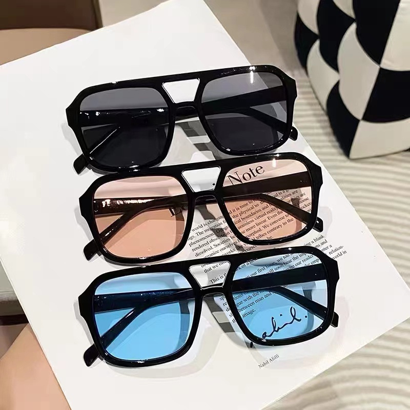 Retro Geometric UV400 Protection Resin Polygon Full Frame Women's Sunglasses