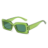 Women's retro rectangular sunglasses fashionable candy colored small frame sunglasses travel UV400 wholesale cheap sunglasses