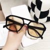 Retro Geometric UV400 Protection Resin Polygon Full Frame Women's Sunglasses