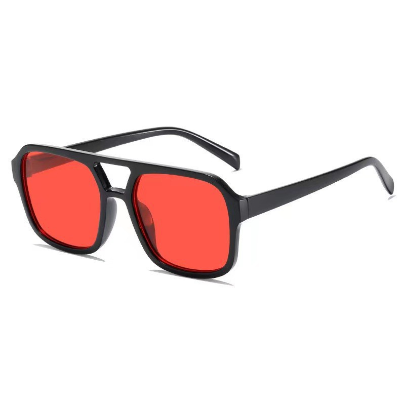Retro Geometric UV400 Protection Resin Polygon Full Frame Women's Sunglasses