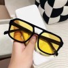 Retro Geometric UV400 Protection Resin Polygon Full Frame Women's Sunglasses