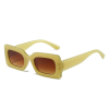 Women's retro rectangular sunglasses fashionable candy colored small frame sunglasses travel UV400 wholesale cheap sunglasses