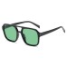 Retro Geometric UV400 Protection Resin Polygon Full Frame Women's Sunglasses