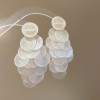 Assorted shell drop earrings with a 925 sterling silver pin