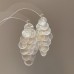 Assorted shell drop earrings with a 925 sterling silver pin