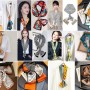 Satin Streamers Long Small Silk Scarves Long Scarves Versatile