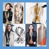 Satin Streamers Long Small Silk Scarves Long Scarves Versatile