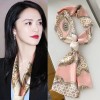 Satin Streamers Long Small Silk Scarves Long Scarves Versatile