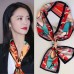Satin Streamers Long Small Silk Scarves Long Scarves Versatile