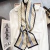 Satin Streamers Long Small Silk Scarves Long Scarves Versatile