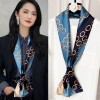 Satin Streamers Long Small Silk Scarves Long Scarves Versatile