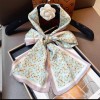 Satin Streamers Long Small Silk Scarves Long Scarves Versatile