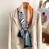 Satin Streamers Long Small Silk Scarves Long Scarves Versatile