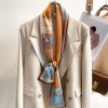 Satin Streamers Long Small Silk Scarves Long Scarves Versatile