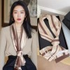 Satin Streamers Long Small Silk Scarves Long Scarves Versatile