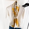 Satin Streamers Long Small Silk Scarves Long Scarves Versatile