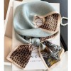 Spring and Autumn Satin Streamers Long Small Silk Scarves